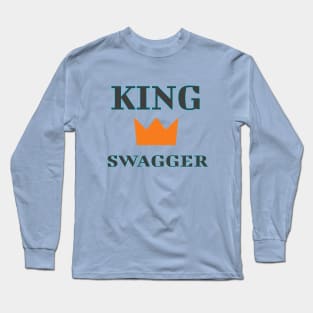 KING SWAGGER WITH CROWN Long Sleeve T-Shirt